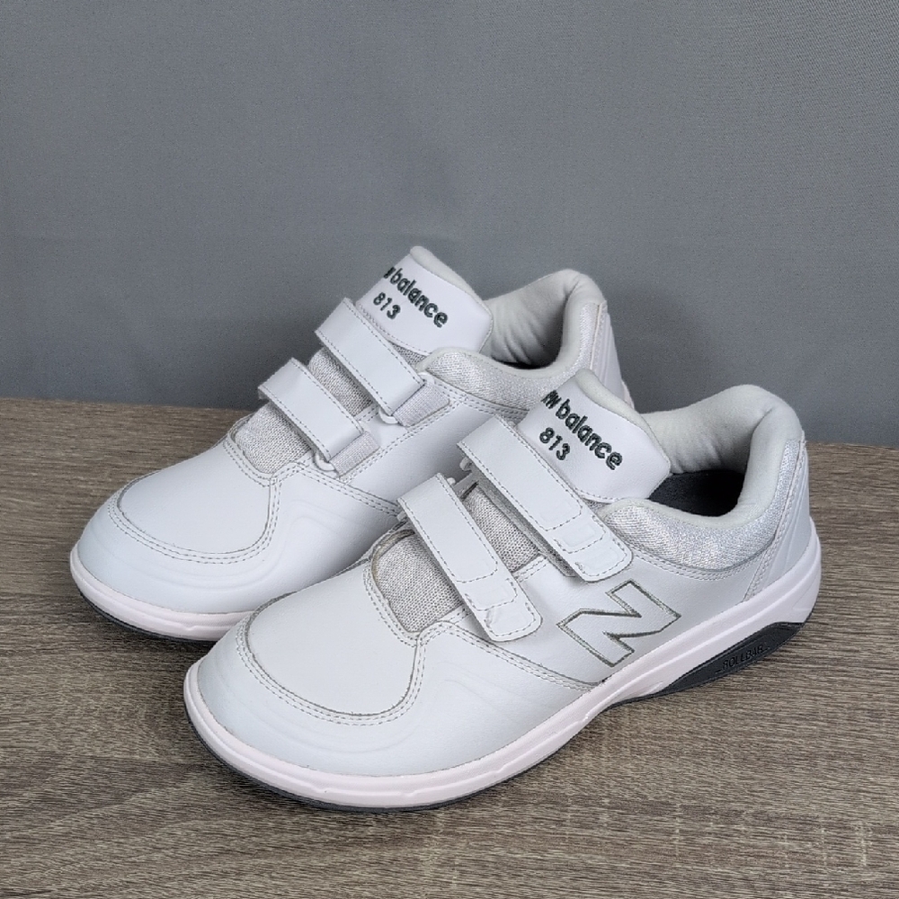 New Balanceโ 813 White and Gray Woman's Sneakers Size 8.5 Walking